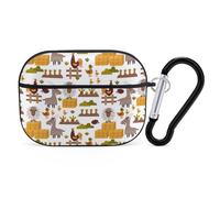 Novastar Compatible with Airpods Pro 2nd Generation Case Cover - Cute Case Compatible with Airpods Pro Case Cover, Sheep Chicken Carrot Hedgehog Duck Case Compatible with Airpods Pro 2 Case