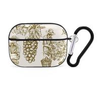 Novastar Compatible with Airpods Pro 2nd Generation Case Cover - Cute Case Compatible with Airpods Pro Case Cover, Workers Cutting Grapes from Vineyard Case Compatible with Airpods Pro 2 Case