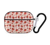 Novastar Compatible with Airpods Pro 2nd Generation Case Cover - Cute Case Compatible with Airpods Pro Case Cover, Ladybugs with Heart Spots Case Compatible with Airpods Pro 2 Case