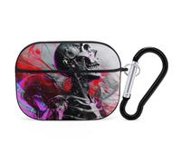 Novastar Compatible with Airpods Pro 2nd Generation Case Cover - Cute Case Compatible with Airpods Pro Case Cover, Artistic Skull Case Compatible with Airpods Pro 2 Case