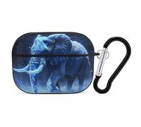 Novastar Compatible with Airpods Pro 2nd Generation Case Cover - Cute Case Compatible with Airpods Pro Case Cover, Frozen Night Elephant Case Compatible with Airpods Pro 2 Case