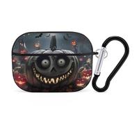 Novastar Compatible with Airpods Pro 2nd Generation Case Cover - Cute Case Compatible with Airpods Pro Case Cover, Halloween Smiling Pumpkin Case Compatible with Airpods Pro 2 Case