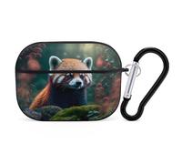 Novastar Compatible with Airpods Pro 2nd Generation Case Cover - Cute Case Compatible with Airpods Pro Case Cover, Forest Plant Raccoon Case Compatible with Airpods Pro 2 Case