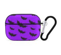 Novastar Compatible with Airpods Pro 2nd Generation Case Cover - Cute Case Compatible with Airpods Pro Case Cover, Cute Bats Violent Halloween Case Compatible with Airpods Pro 2 Case