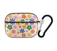 Novastar Compatible with Airpods Pro 2nd Generation Case Cover - Cute Case Compatible with Airpods Pro Case Cover, Groovy Daisy Flowers Case Compatible with Airpods Pro 2 Case