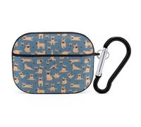 Novastar Compatible with Airpods Pro 2nd Generation Case Cover - Cute Case Compatible with Airpods Pro Case Cover, French Bulldog Yoga Case Compatible with Airpods Pro 2 Case