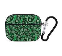 Novastar Compatible with Airpods Pro 2nd Generation Case Cover - Cute Case Compatible with Airpods Pro Case Cover, Abstract Gecko Lizard Green Case Compatible with Airpods Pro 2 Case