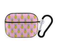 Novastar Compatible with Airpods Pro 2nd Generation Case Cover - Cute Case Compatible with Airpods Pro Case Cover, Cute Yellow Pineapple Pink Case Compatible with Airpods Pro 2 Case