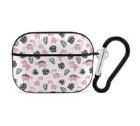 Novastar Compatible with Airpods Pro 2nd Generation Case Cover - Cute Case Compatible with Airpods Pro Case Cover, Cute Pink Dinosaur Case Compatible with Airpods Pro 2 Case