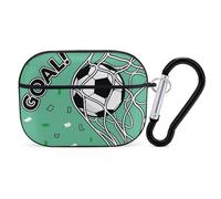Novastar Compatible with Airpods Pro 2nd Generation Case Cover - Cute Case Compatible with Airpods Pro Case Cover, Ball Inside The NET Goal Case Compatible with Airpods Pro 2 Case