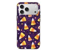 Novastar Compatible with iPhone 17 Pro Max Case Thin Slim 6.9'' - TPU Corn Kernels Purple Print Pattern Cover Compatible with iPhone 17 Pro Max Phone Case Protective Rugged, Anti-Scratch Shockproof