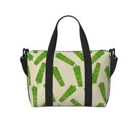 Novastar Laptop Tote Bag for Women Work - Asparagus green design Overnight Weekender Bags for Women Travel, Gym Bag for Women Men, Personal Item Crossbody Travel Bags for Women Men Carry On