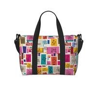 Novastar Laptop Tote Bag for Women Work - Cute doodles Overnight Weekender Bags for Women Travel, Gym Bag for Women Men, Personal Item Crossbody Travel Bags for Women Men Carry On