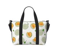Novastar Laptop Tote Bag for Women Work - Cute Sweet Cantaloupe Overnight Weekender Bags for Women Travel, Gym Bag for Women Men, Personal Item Crossbody Travel Bags for Women Men Carry On