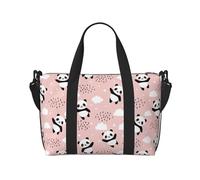 Novastar Laptop Tote Bag for Women Work - Panda Flying in the Sky (2) Overnight Weekender Bags for Women Travel, Gym Bag for Women Men, Personal Item Crossbody Travel Bags for Women Men Carry On
