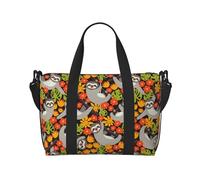 Novastar Laptop Tote Bag for Women Work - Sloth on the Branch Overnight Weekender Bags for Women Travel, Gym Bag for Women Men, Personal Item Crossbody Travel Bags for Women Men Carry On