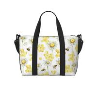 Novastar Laptop Tote Bag for Women Work - Sweet Honey Overnight Weekender Bags for Women Travel, Gym Bag for Women Men, Personal Item Crossbody Travel Bags for Women Men Carry On