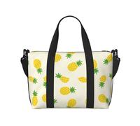 Novastar Laptop Tote Bag for Women Work - Sweet Pineapple Overnight Weekender Bags for Women Travel, Gym Bag for Women Men, Personal Item Crossbody Travel Bags for Women Men Carry On