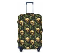 Novastar Luggage Cover Protector - Soft Funny Cactus Alien Skull Print Suitcase Covers for Luggage Fit 25-28 Inch Suitcase