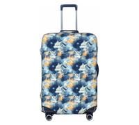 Novastar Luggage Cover Protector - Soft Starry Fox Print Suitcase Covers for Luggage Fit 22-24 Inch Suitcase