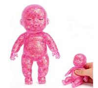 Novastream Squishy Sugar Toy, Red Glitter Squishy Slow Rising Fidget Squeeze Toy, Sugar Squishy Stress Relief Squishies for Office and Home, Ages 14+