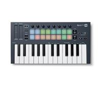 Novation FLkey Mini USB MIDI Controller Keyboard | USB-C, 25 Mini Keys, 16 Pads, 8 Encoders, Touch Strips, Scale Mode, Chord Modes, Arpeggiator, Bus Powered, FL Studio