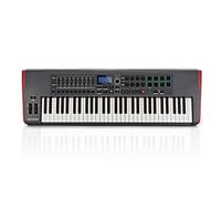 Novation Impulse 61 Keys USB bus-powered MIDI Controller Keyboard - Robust, ultra-responsive, full-size piano keyboard with aftertouch and velocity-sensitive pads - works on Mac or Windows
