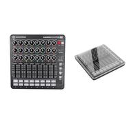 Novation Launch Control XL MK2 USB MIDI controller for Ableton Live with assignable controls. & Decksaver Cover for Novation Launch Control XL - Super-Durable Polycarbonate Protective lid in Smoke