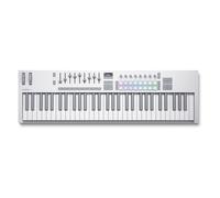 Novation Launchkey 61 White [MK4] - 61 Semi-Weighted Key, MIDI Keyboard Controller - DAW Integration. Chords & Scales, Drum Pads, Arp, & Music Creation Software