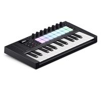 Novation Launchkey Mini 25 [MK4] - Portable 25 Mini-Key, USB, MIDI Keyboard Controller with DAW Integration. Chord Mode, Scale Mode, Drum Pads, and Arpeggiator. Includes Music Creation Software Bundle