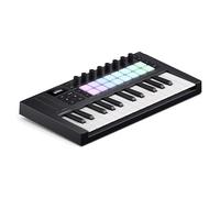 Novation Launchkey Mini 25 [MK4] - Portable 25 Mini-Key, USB, MIDI Keyboard Controller with DAW Integration. Chord Mode, Scale Mode, Drum Pads, and Arpeggiator. Includes Music Creation Software Bundle