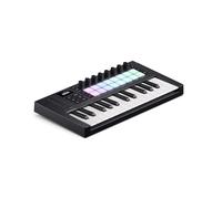 Novation Launchkey Mini 25 [MK4] - Portable 25 Mini-Key, USB, MIDI Keyboard Controller with DAW Integration. Chord Mode, Scale Mode, Drum Pads, and Arpeggiator. Includes Music Creation Software Bundle