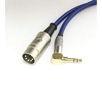 Novation Launchkey Mini MIDI over Mini Jack Cable. Angled 3.5mm AUX to DIN Lead