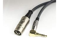 Novation Launchkey Mini MIDI over Mini Jack Cable. Angled 3.5mm AUX to DIN Lead