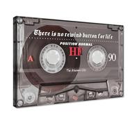 Novatique Inspirational Office Canvas Wall Art Cassette Tape Wall Art Music Decor Canvas Prints Audio Player Home Decor Inspiring Artwork for Bathroom Living Room,24 x 36inch