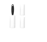 NovatoStar Lint Roller, 5 Sticky Replacement Heads with 1 Handle, 300 Sheets, Quickly Removes Animal Fur, Cat & Dog Hair, Dust & Fluff from Clothes, Furniture
