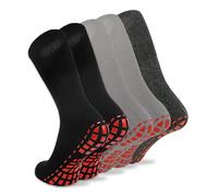 NOVAYARD 5 Pairs Non Slip Grip Socks for Men Women