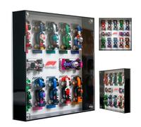 NOVDA Acrylic Display Case Compatible with Lego Collectables F1 Race Cars 71049, Mini F1 Speed Champions Wall Mount Display Board for Home Collection Decor Frame 10.6 * 10.6 in (Excluding models)