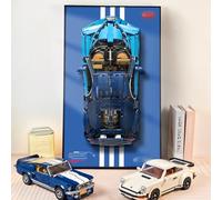 NOVDA Display frame for Lego 42083 Technic Bugatti Chiron, 75X45CM Display Board for Lego 42083 Car Wall Mount for Lego Enthusiasts