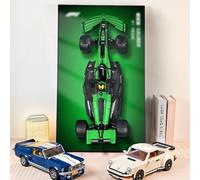 NOVDA Display Wall Board for Lego Technic Kick Clean F1 Team C44 Race Car, Frame Presentation Wall for Formula 1 Car Wall Mount, Picture Frame 75 x 45 cm (Frame Only)