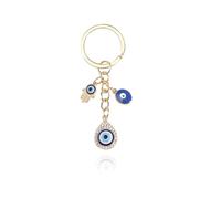 Novearring Bling Evil Eye Keychain Cute Purse Charms Bag Charms Car Key Chain Accessories Dainty Protective Charm Gift for Women