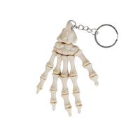 Novearring Cool Skeleton Hand Keychain Horror Spooky Gothic Keychain Halloween Purse Bag Charms for Handbags Tote Bags Gifts