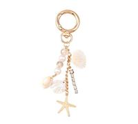 Novearring Starfish Shell Cute Keychain Bag Charm Ocean Small Fish Suitable for Camera Keys Purse Bag Charms Accessories