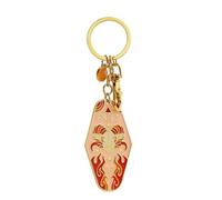 Novearring Zodiac Motel Keychain Boho Vintage Hotel Keychain Purse Bag Charms for Handbags Cute Car Keys Accessories Gifts for Women