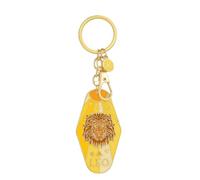 Novearring Zodiac Motel Keychain Boho Vintage Hotel Keychain Purse Bag Charms for Handbags Cute Car Keys Accessories Gifts for Women
