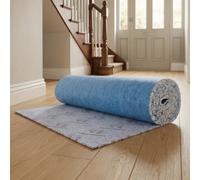 Carpet Underlay - 11mm Thick - High-Density PU Foam Insulation Roll 107.64 ft²(10 m²) - Soft and Comfortable Foam Underlay for Bedroom, Living Room, Stairs - Heat & Sound Insulation