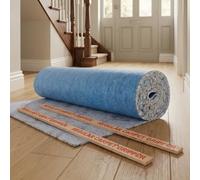 Novecrafto Carpet Underlay Set Foam Underlay & 20 Pre-nailed Carpet Gripper Rods in Blue Novecrafto Blue