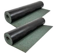 2 Rolls Heavy-Duty Green Polyester Shed Roofing Felt, 16.4 x 3.2 ft (5m x 1m) - Heavy Duty Weatherproof Roof Felt, Premium Quality10-Year Life Expectancy, Durable Roof Covering