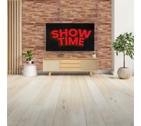 Novecrafto 3D Wall Panels Slim Stone Brick Effect PVC Cladding Panels 96cm x 48cm (6 Sheets) in Beige | Size: 96 cm x 48 cm Novecrafto Beige 96 cm x 48 cm