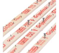 NOVECRAFTO Carpet Grippers, 76 cm Pre-Nailed Gripper Rods, 32 Pack, 24.32 m | Carpet gripper strips, dual-purpose pins, plywood strips for carpet underlay fitting on stairs, concrete and wooden floors